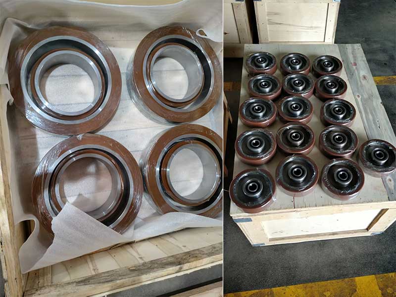 游乐设备包胶轮