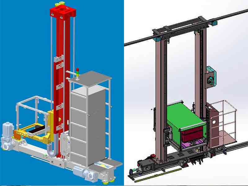 德马格DRS200堆垛机行走轮箱使用场景